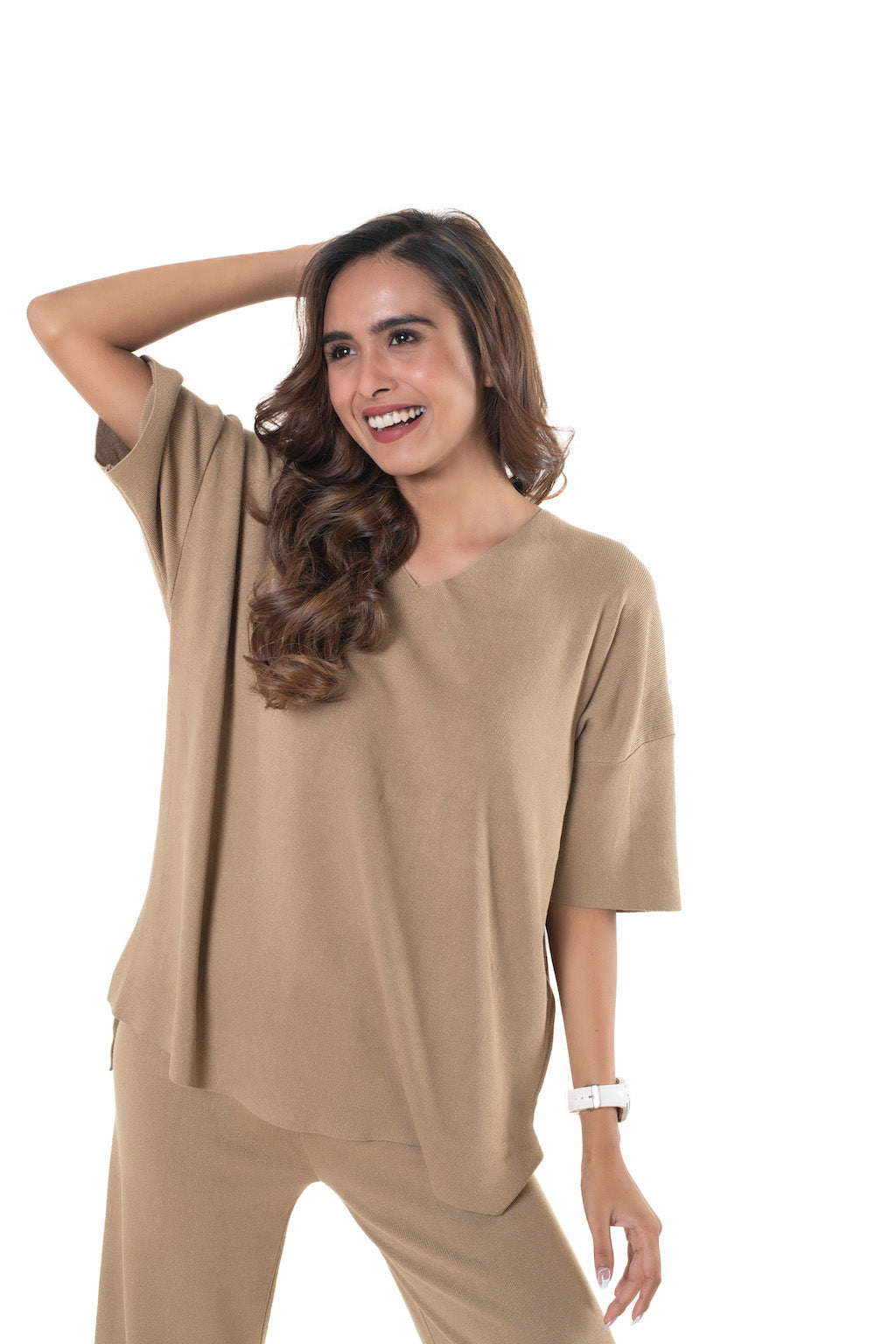 Just Chic it Off with DD Co-ord Sets light mud yellow lounge wear featured