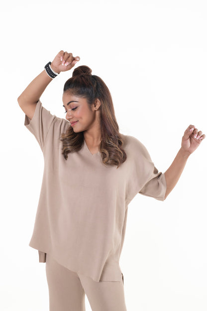 Just Chic it Off with DD Co-ord Sets beige lounge wear featured