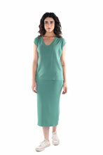 Load image into Gallery viewer, Simmer down and ease off Dark sea green lounge wear featured
