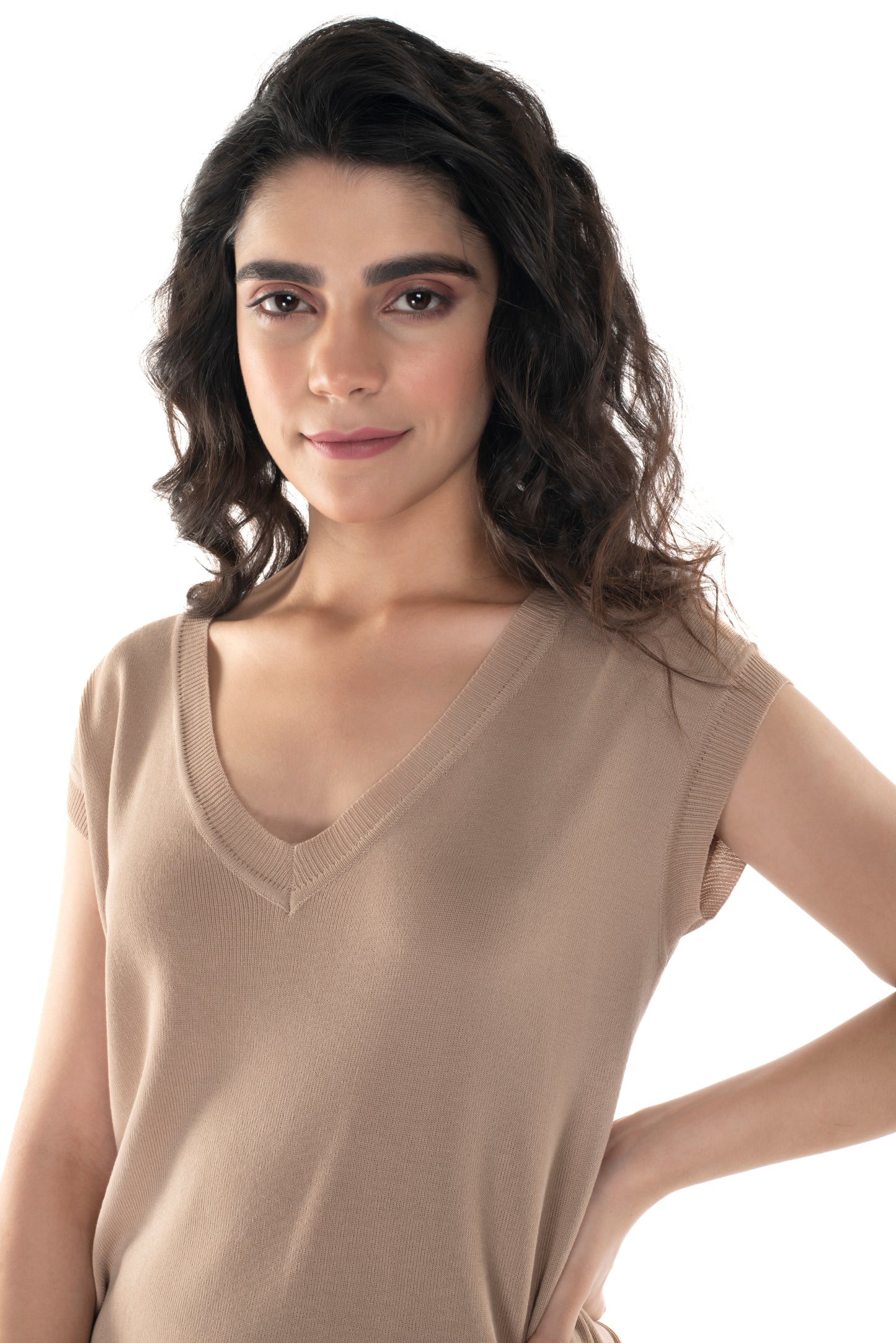 Simmer down and ease off Light Brown lounge wear featured