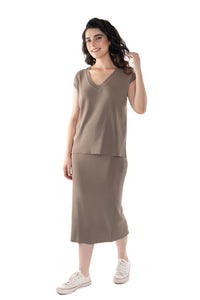 Simmer down and ease off Beige lounge wear featured