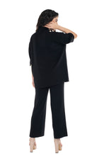 Load image into Gallery viewer, The Ultimate Airport Ready Co-ord set Black lounge wear featured