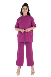 The Ultimate Airport Ready Co-ord set Deep Pink lounge wear featured