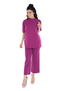The Ultimate Airport Ready Co-ord set Deep Pink lounge wear featured