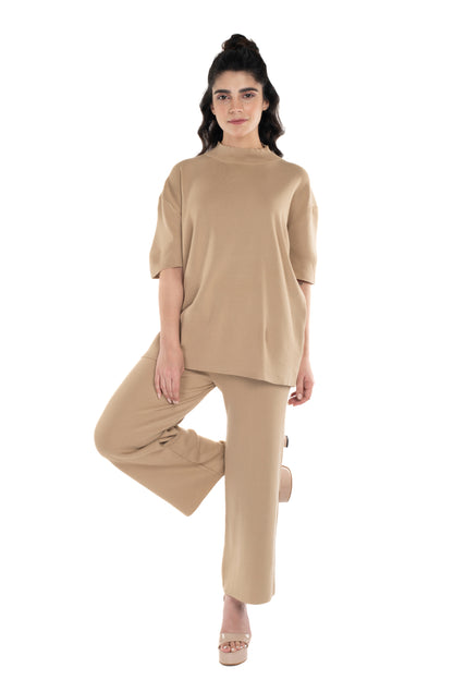 The Ultimate Airport Ready Co-ord set Brown lounge wear featured