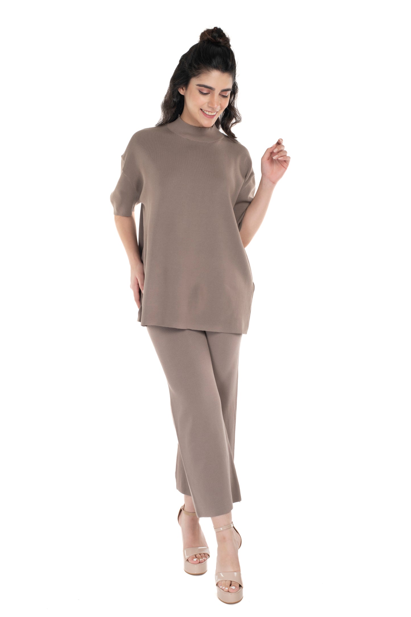 The Ultimate Airport Ready Co-ord set Dark Brown lounge wear featured