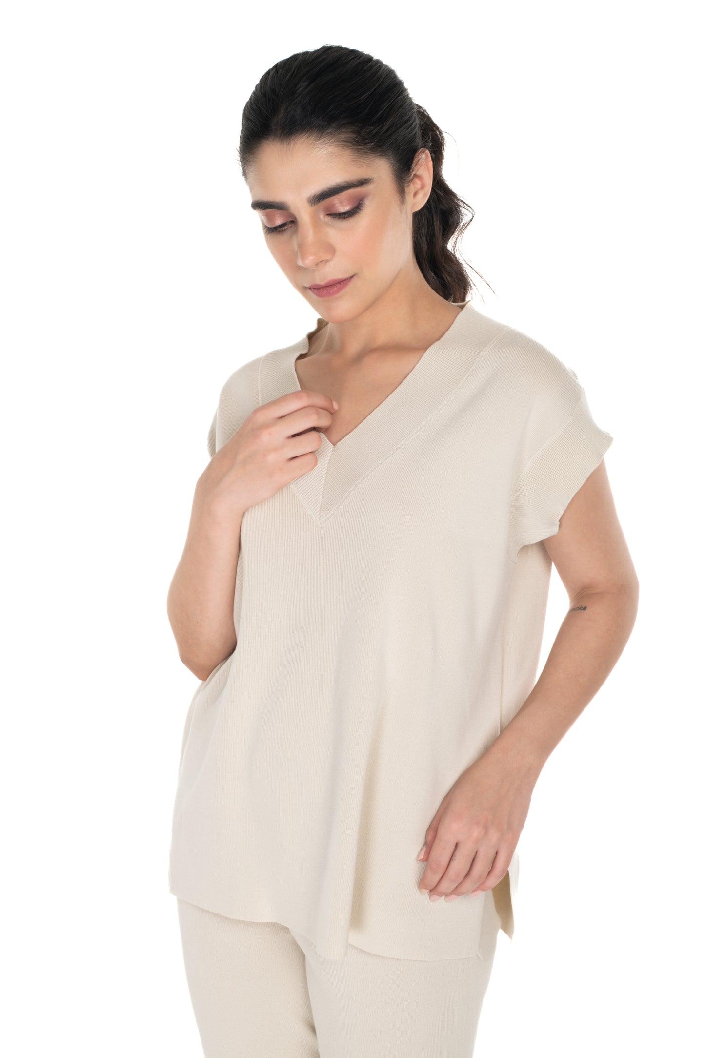 The Essential Co-ord Set Off White lounge wear featured