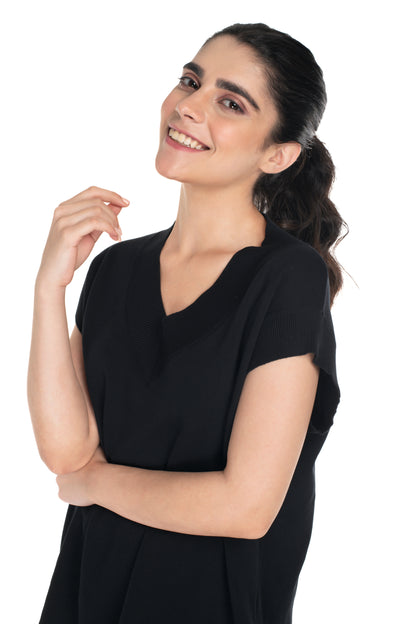 The Essential Co-ord Set Black lounge wear featured