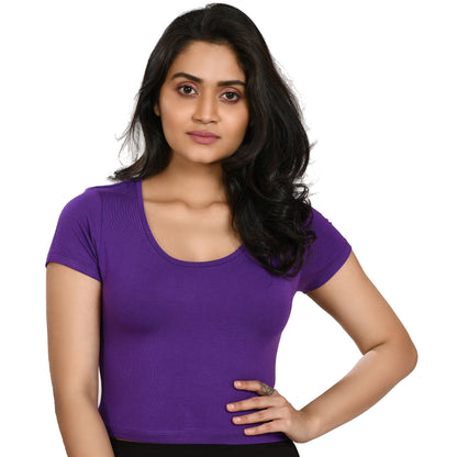 100% Cotton Rayon Blouses Grape Blouse