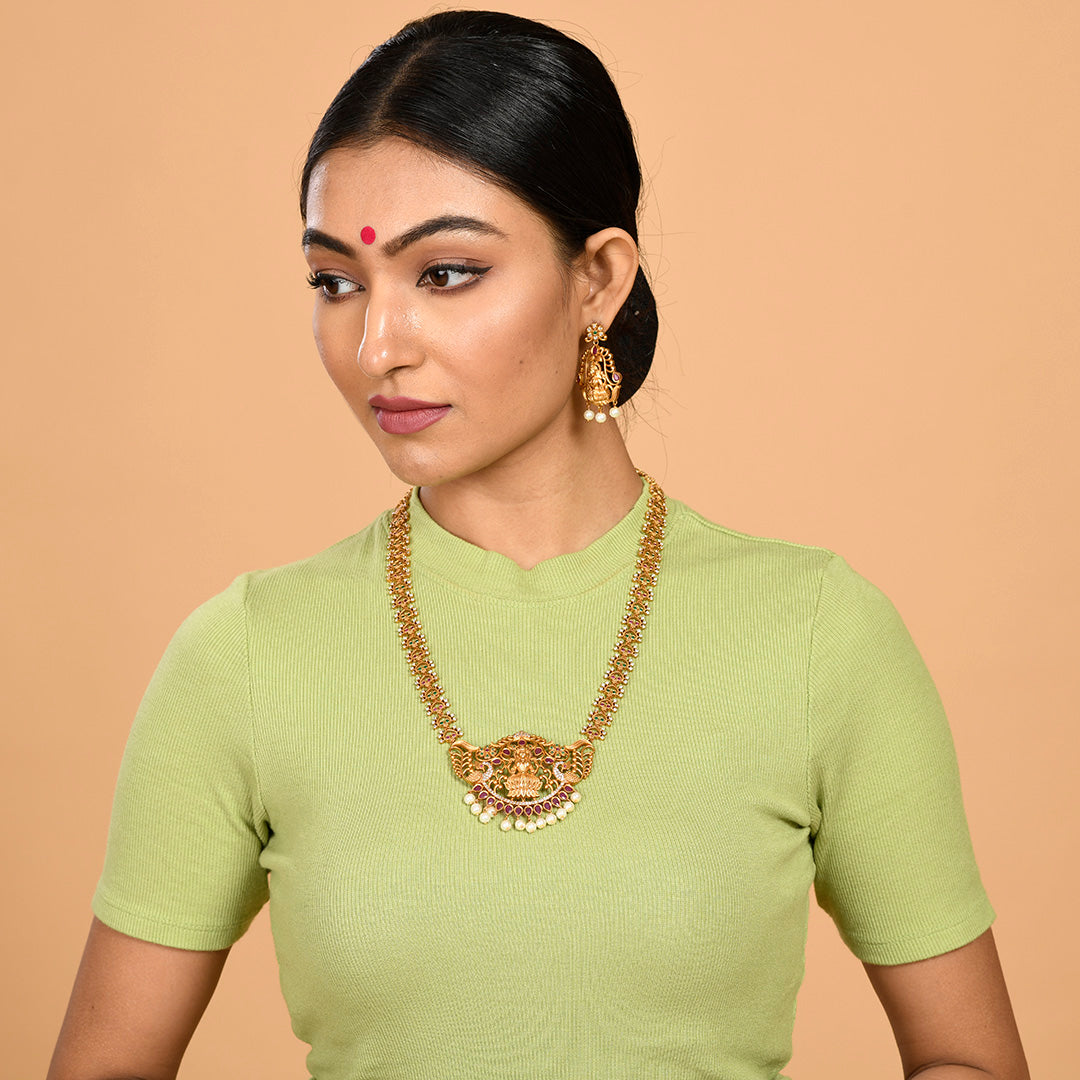 Green and Pink Patola Saree Saree