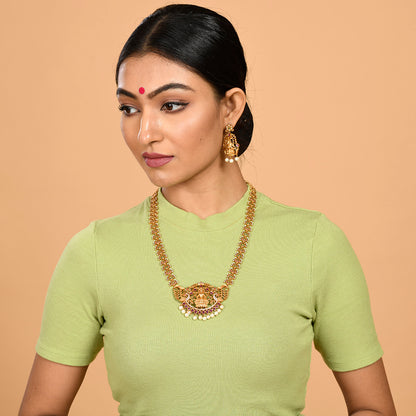 Green and Pink Patola Saree Saree