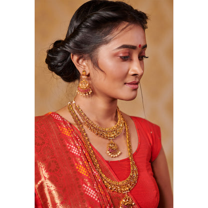 Zari Bandhej Saree Saree