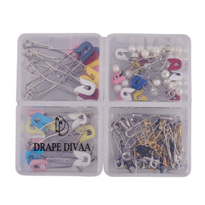 Safety Pins - Assorted (86 Pcs) Safety Pins