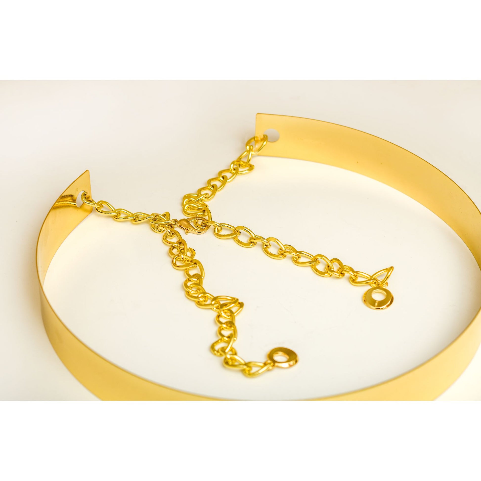 Golden belt for saree featured