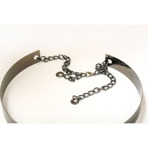 Metallic Saree Belt with Chain Belts