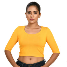 Load image into Gallery viewer, Cotton Rayon Blouses - Elbow Sleeves Honey Bust size 28-40 Blouse