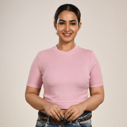 Hosiery Blouses - Blush Pink - Blouse featured