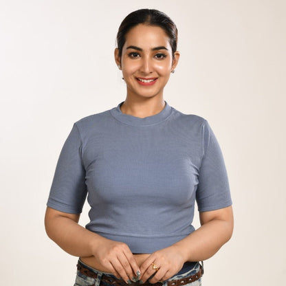 Hosiery Blouses - Brilliant Blue - Blouse featured