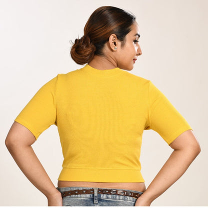 Hosiery Blouses - Mango Yellow - Blouse featured