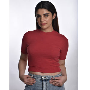 Hosiery Blouses - Vermilion Red - Blouse featured