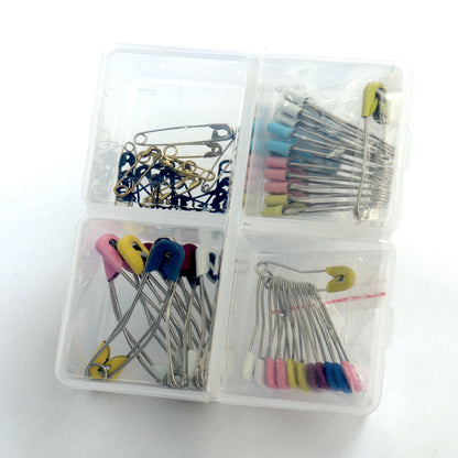 Safety Pins - Assorted (86 Pcs) - With Box Safety Pins removed featured