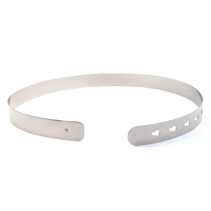 Silver Metal Belt for saree featured