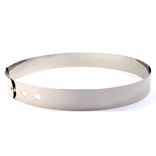 Silver Metallic Belt featured