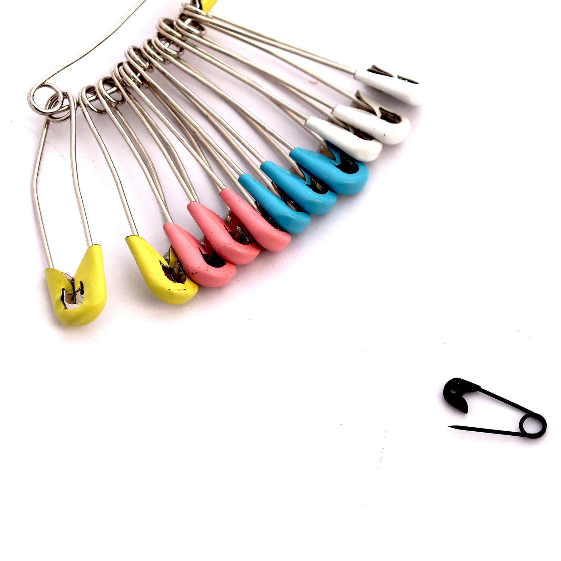 Safety Pins - Assorted (86 Pcs) - With Box Safety Pins removed featured