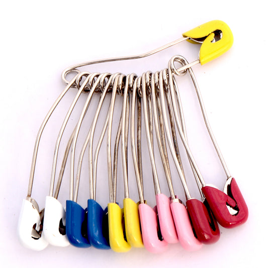 Safety Pins - Large (12 Pcs) Safety Pins