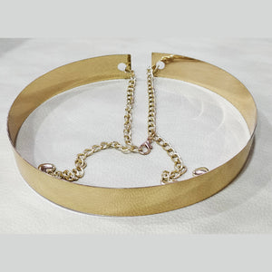 Gold waist belt for saree featured