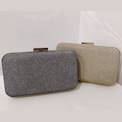 Glitter Frosted Evening Clutches - Rectangular Clutch