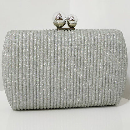 Evening Cocktail Clutch Silver Clutch