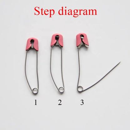 Safety Pins - Large (12 Pcs) Safety Pins removed featured