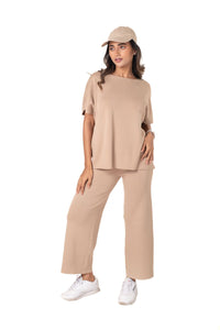 Keep It Casual with DD Co-ord Sets - coords - Beige featured
