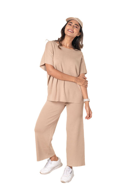 Keep It Casual with DD Co-ord Sets - coords - Beige featured