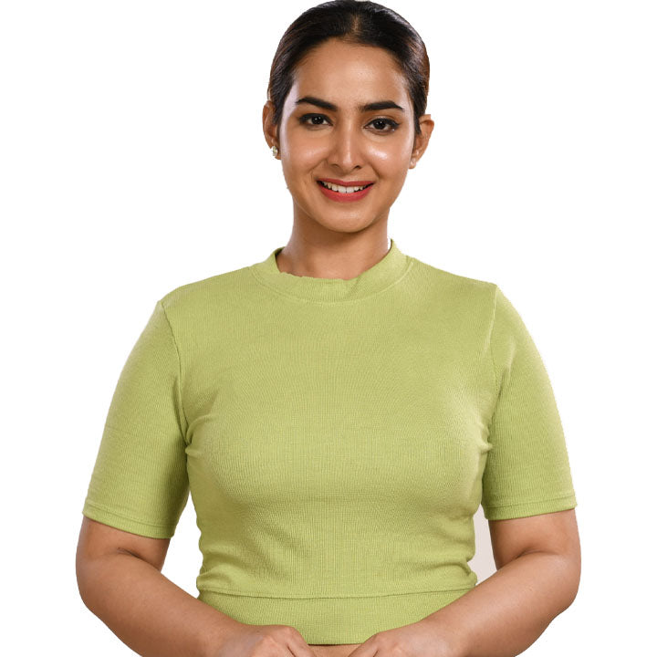 Hosiery Blouses - Lime Green - Blouse featured
