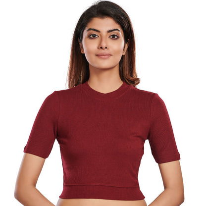 Hosiery Blouses - Maroon - Blouse featured