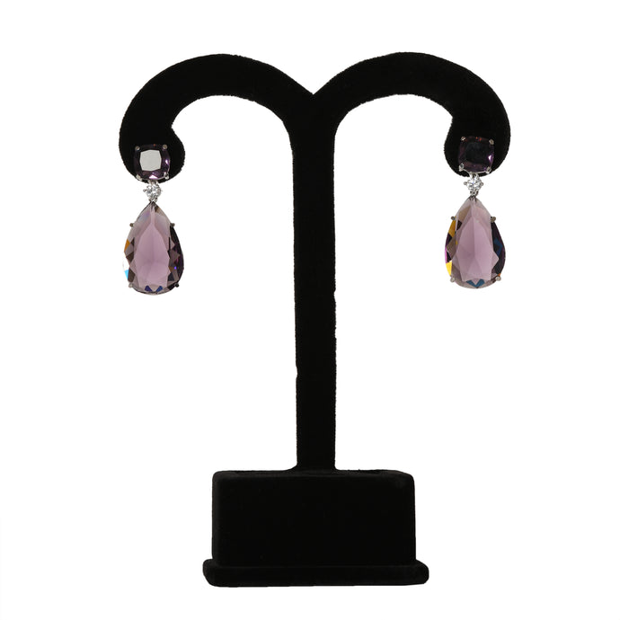 Purple Quartz Earrings earrings