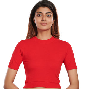 Hosiery Blouses - Red - Blouse featured