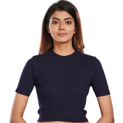 Hosiery Blouses - Royal Blue - Blouse featured