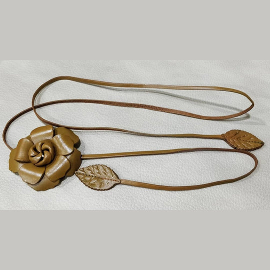 Flower Belts - Beige Belts