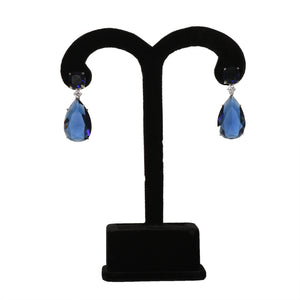 Swiss Blue Topaz Earrings earrings