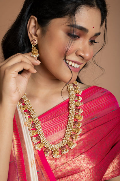 White Paithani Border Saree Saree