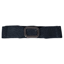 Load image into Gallery viewer, Rectangle Buckle Belt - Artificial Leather Black Belts