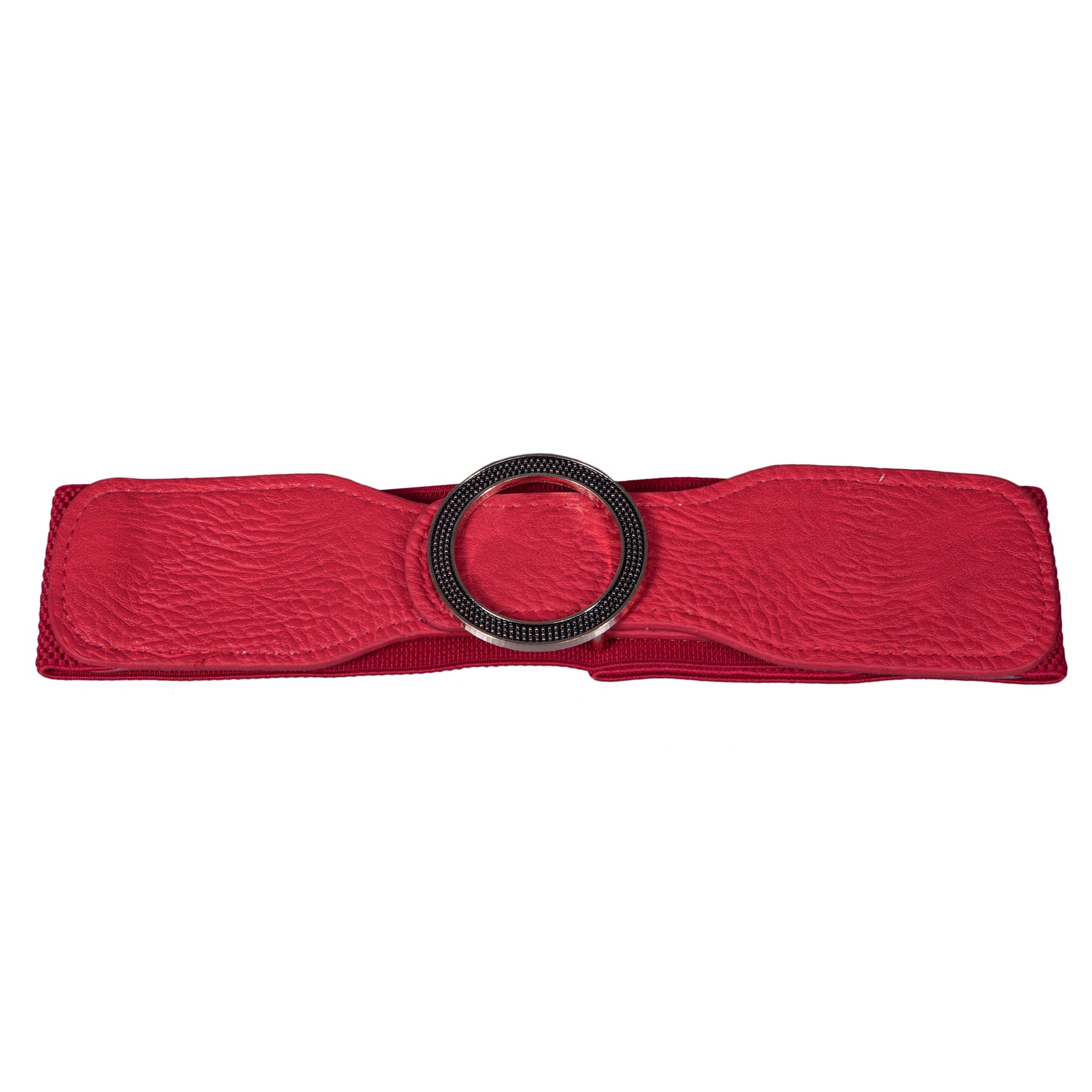 Round Buckle Belt - Artificial Leather Belts