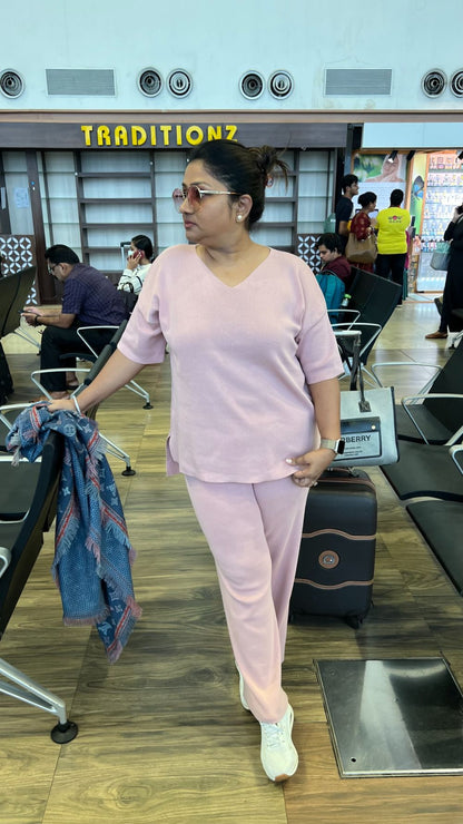 Just Chic it Off with DD Co-ord Sets light pink lounge wear featured