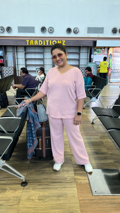 Just Chic it Off with DD Co-ord Sets light pink lounge wear featured