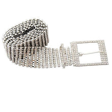 Load image into Gallery viewer, Diamond Embellished Waist Belts Belts
