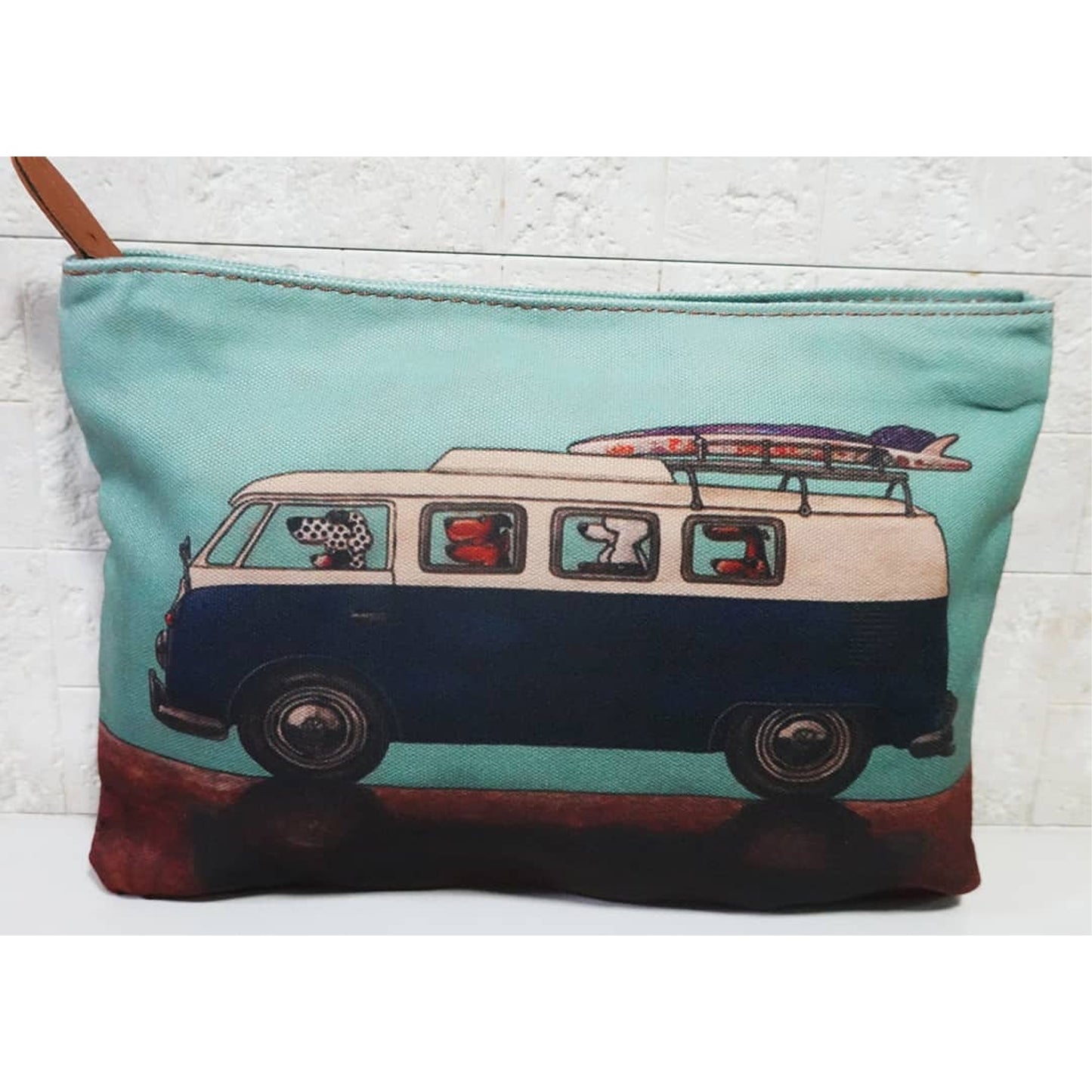 Digitally Printed Multi Purpose Pouch poly-cotton fabric (POUCHES DD-126F) 8.5*11.5 Clutch