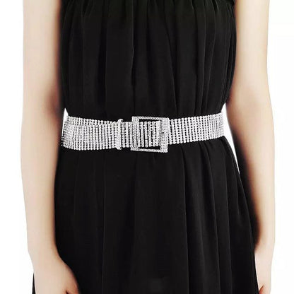 Diamond Embellished Waist Belts Belts